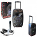 Boxa Portabila KTS-1125, Radio FM, Intrare USB, Bluetooth, Microfon, Telecomanda, Neagra