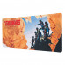 Mousepad profesional pentru gaming si birou The Goonies, model XL, antiderapant, impermeabil, 80x35 cm