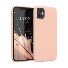 Husa kwmobile pentru Apple iPhone 11, Silicon, Roz, 49787.225