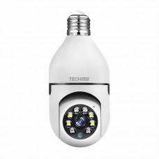 Camera de Supraveghere IP PTZ Techstar® IPC-E27 tip bec, HD, Lumina Infrarosie, Control Vertical si Orizontal, Audio Bidirectional, Detectarea Miscarii, P2P, Cloud, Slot MicroSD, Montaj E27 Camera de Supraveghere IP PTZ Techstar® IPC-E27 tip bec, HD, Lumina Infrarosie, Control Vertical si Orizontal, Audio Bidirectional, Detectarea Miscarii, P2P, Cloud, Slot MicroSD, Montaj E27