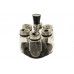 Set condimente 6 piese cu suport rotativ, GRUNBERG GR387 Set condimente 6 piese cu suport rotativ, GRUNBERG GR387