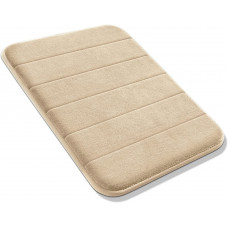 Covoras baie Feridras Memo, cu spuma cu memorie, 45x75cm, bej