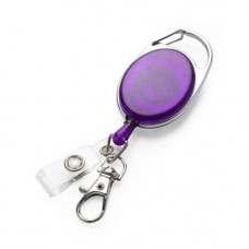 Breloc extensibil pentru insigna de identitate Kwmobile, Violet, Plastic, 45057.38 Breloc extensibil pentru insigna de identitate Kwmobile, Violet, Plastic, 45057.38