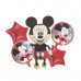 Buchet 5 baloane folie Mickey Party, 45 x 45 cm Buchet 5 baloane folie Mickey Party, 45 x 45 cm
