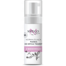 NATIGO BY NATURE - Spuma curatare faciala, ef. de reglare productie sebum cu extract de Bakuchiol - 98% natural ingredients, 150ml NATIGO BY NATURE - Spuma curatare faciala, ef. de reglare productie sebum cu extract de Bakuchiol - 98% natural ingredients, 150ml