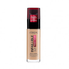 Fond de Ten Rezistent la Transfer, Loreal Paris, Infaillible 32H Fresh Wear, SPF 25, Vitamina C, 145 Beige Rose, 30 ml Fond de Ten Rezistent la Transfer, Loreal Paris, Infaillible 32H Fresh Wear, SPF 25, Vitamina C, 145 Beige Rose, 30 ml