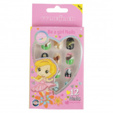 Set 12 Unghii False Pentru Copii, 64 Animale Salbatice