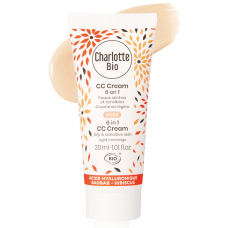CC cream BIO 6 in 1 Nude(piele uscata si sensibila), cu acid hialuronic si baobab Charlotte Bio CC cream BIO 6 in 1 Nude(piele uscata si sensibila), cu acid hialuronic si baobab Charlotte Bio