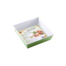 Forma copt 23.5x23.5x6cm, invelis non-stick, verde, SNB Forma copt 23.5x23.5x6cm, invelis non-stick, verde, SNB