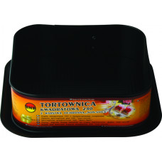 Forma copt 24x24x6cm, baza detasabila, invelis non-stick, negru, SNB Forma copt 24x24x6cm, baza detasabila, invelis non-stick, negru, SNB