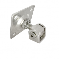 Balama reglabila zincata cu placa de fixare patrata 80x80 mm tija M16 pentru porti batante Balama reglabila zincata cu placa de fixare patrata 80x80 mm tija M16 pentru porti batante