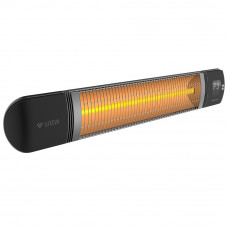Incalzitor cu infrarosu pentru terase LUXEVA PRO WL 2500W, IP65, de perete, 6 trepte putere, termostat, temporizator, telecomanda, negru Incalzitor cu infrarosu pentru terase LUXEVA PRO WL 2500W, IP65, de perete, 6 trepte putere, termostat, temporizator, telecomanda, negru