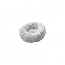 Perna, pentru pisici si caini , pufoasa, calduroasa, rotunda, 60/60/20, Gri
