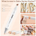 Set 36 Markere Ohuhu Oahu, Baza Alcool, Dual Tips Fine&Chisel, Skin Tones