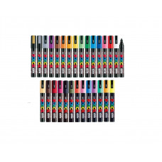 Posca Paint Marker 29 Culori PC-5M Multicolor Set