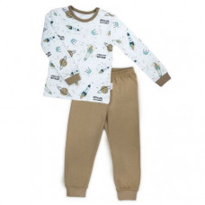 Pijama cu maneca lunga (182036) Nicol \Star\ Alba/Maro Marimea 116 Pijama cu maneca lunga (182036) Nicol \Star\ Alba/Maro Marimea 116