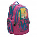 Rucsac cu 3 compartimente Love pink