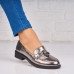 Pantofi dama casual Bronz din Piele Ecologica Becca