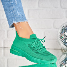 Adidasi Dama Verzi din Textil Lazera Adidasi Dama Verzi din Textil Lazera