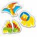 Puzzle bebelusi Galt, Dinosauri, 12 piese, 1005455 Puzzle bebelusi Galt, Dinosauri, 12 piese, 1005455