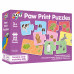 Puzzle Galt 22 piese cu animale si amprenta lor, 1005542 Puzzle Galt 22 piese cu animale si amprenta lor, 1005542