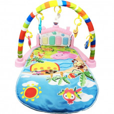 Jucarie Centru de Activitati Multifunctional cu Lumini si Sunete, PIAN Detasabil tip Castel , Jucarii Zornaitoare,